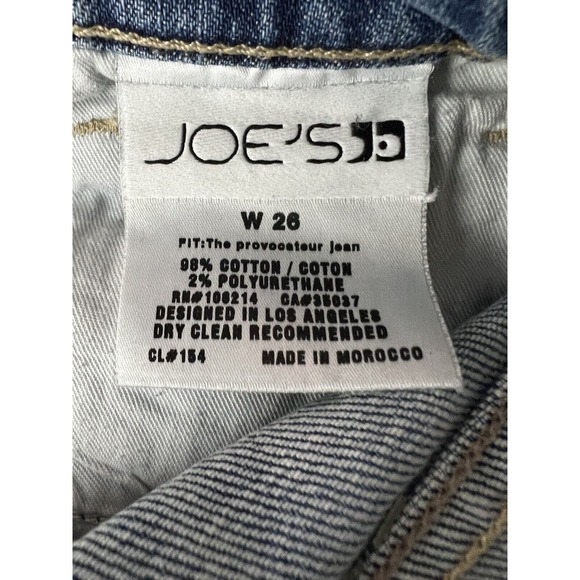 Joes Jeans Kylie Wash Distressed 26 Bootcut Blue Pockets‎ Zipper - Picture 2 of 8